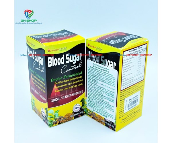 Blood Sugar Control Giúp Hỗ Trợ Và Ổn Định Đường Huyết