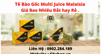 7 Thành Phần Trong Tế Bào Gốc Multi Juice Kích Hoạt Tuyển Yên & Hồi Sinh Tế Bào Gốc 