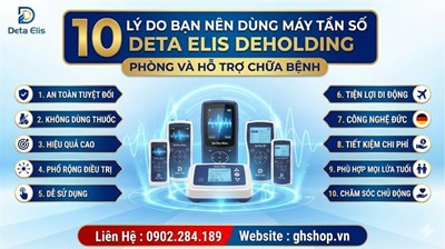 10 Lý Do Nên Dùng Máy Tần Số Deta Elis Deholding Phòng Hỗ Trợ Chữa Bệnh