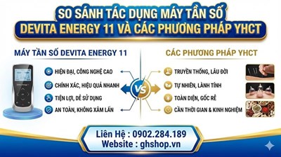 So Sánh Máy Tần Số Devita Enegry 11 Và Phương Pháp Trị Liệu Truyền Thống