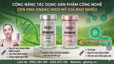 Công Năng Tác Dụng Và Cách Sử Dụng Của Sản Phẩm GNAKG Higo Mỹ 