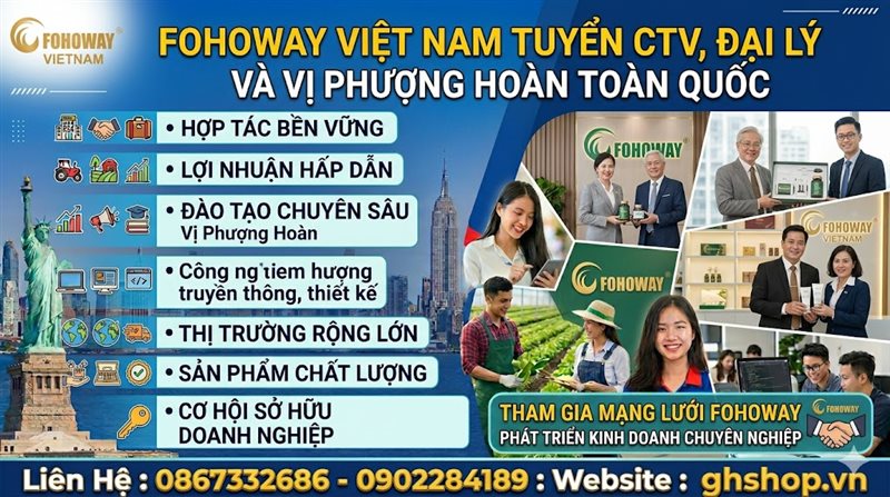 Fohoway Tuyển CTV Đại Lý Và Vi Phượng Hoàng Toàn Quốc