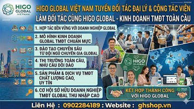 Higo Việt Nam Tuyển Dụng Đối Tác Đại Lý Kinh Doanh Toàn Cầu Sản Phẩm Công Nghê GEN DNA Mỹ