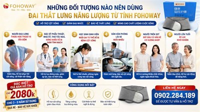 Đai Thắt Lưng Năng Lượng Từ Tính Fohoway Phù Hợp Với Những Đối Tượng Nào
