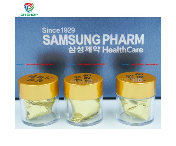 An Cung Ngưu Hoàn 60 Viên Hộp Giấy Hàn Quốc Samsung Gi Ryeok Hwan